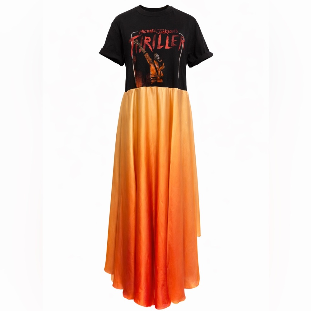 Michael Jackson Edition! Band Tee to maxi! Repurposed. 🎸The Remix Collection 🥁